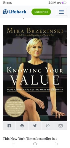 Knowing your value