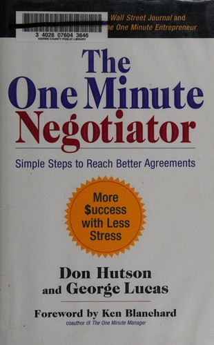 The one minute negotiator