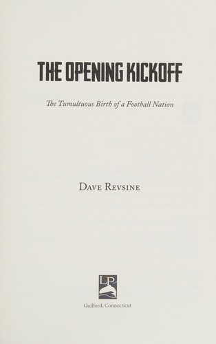 The opening kickoff