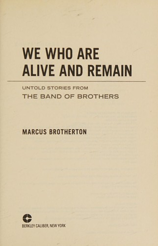 We Who Are Alive and Remain