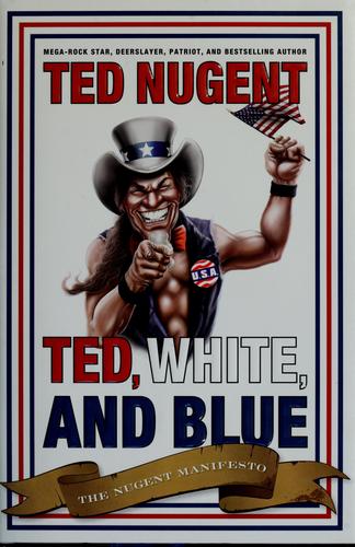 Ted, white, and blue