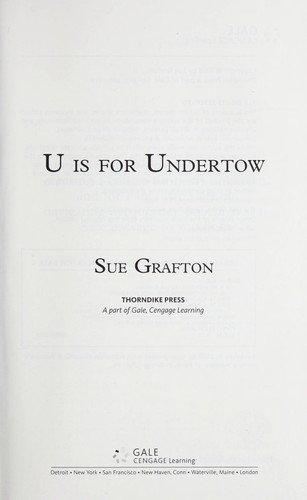 U is for Undertow