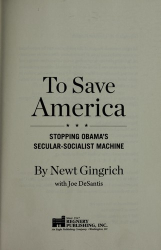 To save America
