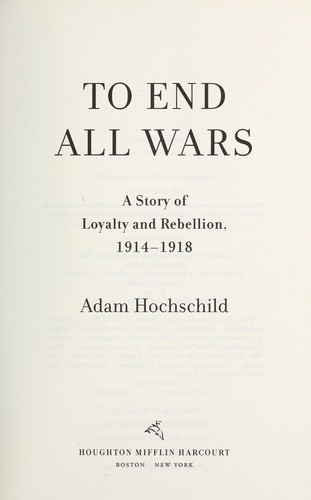 To end all wars