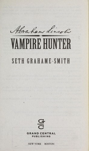 Abraham Lincoln: Vampire Hunter