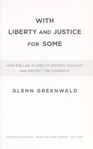 With liberty and justice for some