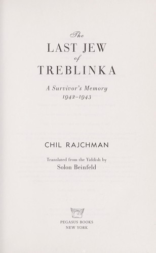 The last Jew of Treblinka