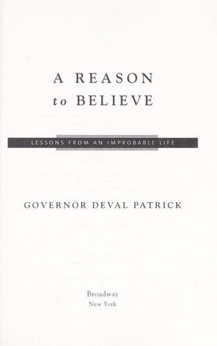 A reason to believe