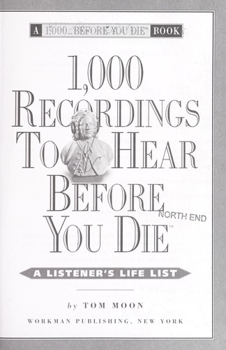 1,000 recordings to hear before you die