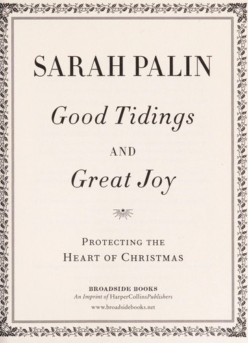 Good tidings and great joy
