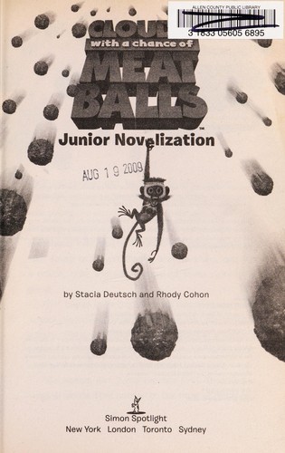 Cloudy with a Chance of Meatballs: Junior Novelization