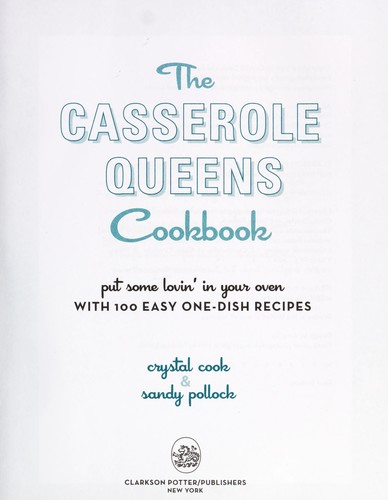 The casserole queens cookbook