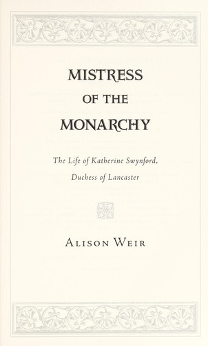 Mistress of the Monarchy