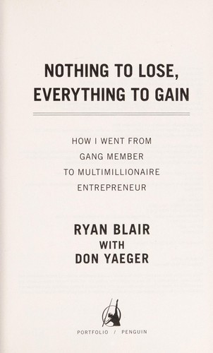 Nothing to lose, everything to gain