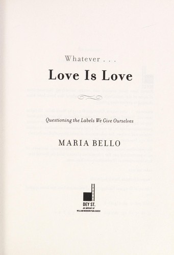 Whatever... love is love