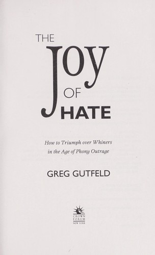 The joy of hate