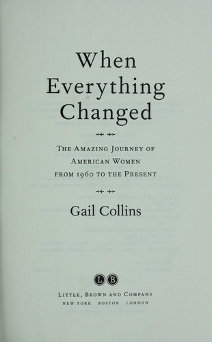 When Everything Changed