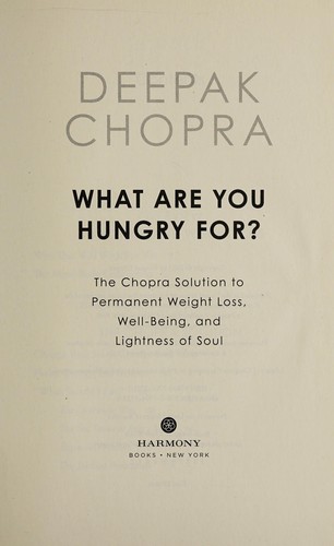 What are you hungry for?